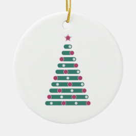 Evergreen Rhythm Keramik Ornament