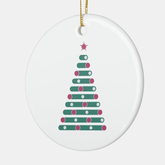 Evergreen Rhythm Keramik Ornament (Links)