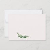 Evergreen RSVP Karten (Rückseite)