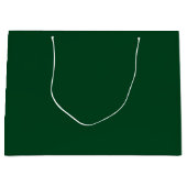 Evergreen Solid Color Große Geschenktüte (Vorderseite)