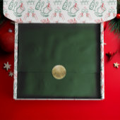 Evergreen Solid Color Seidenpapier