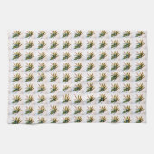 Evergreen Sprig mit Beries Muster 2, Handtücher (Horizontal)