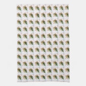 Evergreen Sprig mit Beries Muster 2, Handtücher (Vertikal)