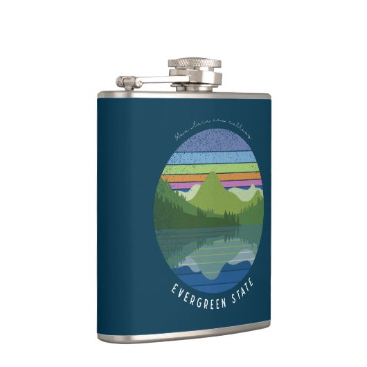 Evergreen Staat Flachmann (Rechts)