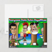 Evergreen Staat GOP Postkarte (Vorne/Hinten)