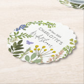 Evergreen Summer Garden Brautparty Untersetzer (angewinkelt)