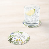 Evergreen Summer Garden Brautparty Untersetzer (Vor Ort)