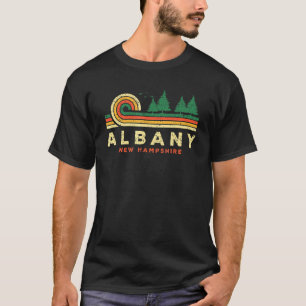 Evergreen Sunset Albany Forest New Hampshire Woods T-Shirt