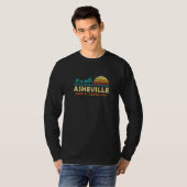 Evergreen Sunset Asheville Forest North Carolina W T-Shirt (Vorne ganz)