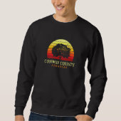 Evergreen Sunset Conway Landkreis Oak Tree Arkansa Sweatshirt (Vorderseite)