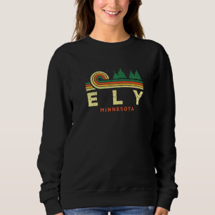 Evergreen Sunset Ely Forest Minnesota Wald Natur Sweatshirt