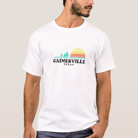 Evergreen Sunset Gainesville Forest Texas Woods Ca T-Shirt (Vorderseite)