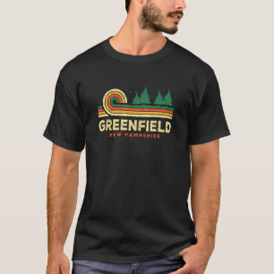 Evergreen Sunset Greenfield Forest New Hampshire W T-Shirt