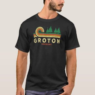 Evergreen Sunset Groton Forest Vermont Woods Natur T-Shirt