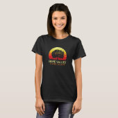 Evergreen Sunset Hope Valley Oak Tree Rhode Island T-Shirt (Vorne ganz)