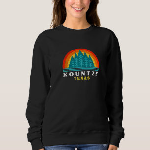 Evergreen Sunset Kountze Wald Texas Woods Nature Sweatshirt