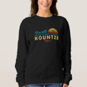 Evergreen Sunset Kountze Wald Texas Woods Nature Sweatshirt (Vorderseite)