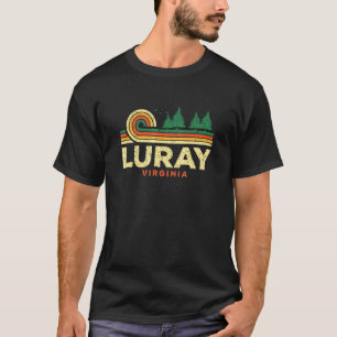 Evergreen Sunset Luray Forest Virginia Woods Natur T-Shirt