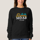 Evergreen Sunset Moab Forest Utah Woods Nature Sweatshirt (Vorderseite)