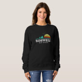 Evergreen Sunset Roswell Forest New Mexico Woods C Sweatshirt (Vorne ganz)