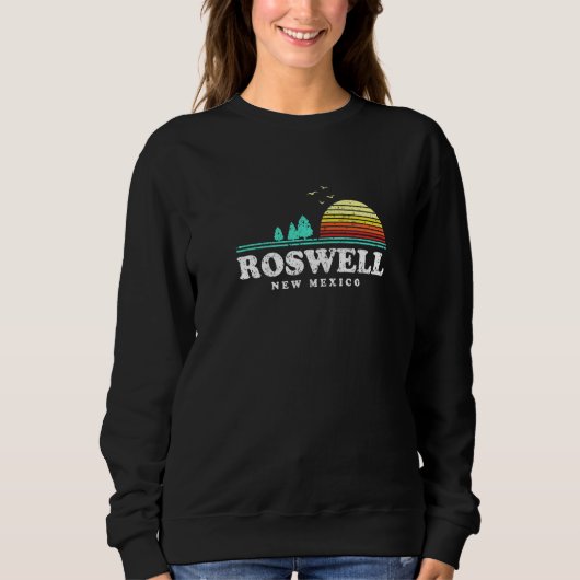 Evergreen Sunset Roswell Forest New Mexico Woods C Sweatshirt (Vorderseite)