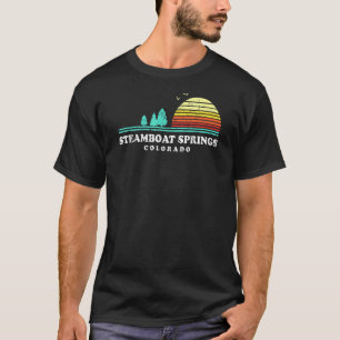Evergreen Sunset Steamboat Springs Forest Colorado T-Shirt