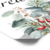 Evergreen Süßigkeiten und Leckereien Babydusche Poster (Ecke)