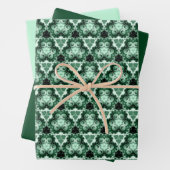 Evergreen Swirl mit Solids Geschenkpapier Set (Beispiel)
