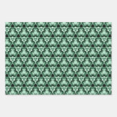Evergreen Swirl mit Solids Geschenkpapier Set (Vorderseite)