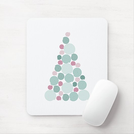 Evergreen Swirl Mousepad (Mit Mouse)