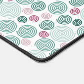 Evergreen Swirl (Pattern) Schreibtischunterlage (Ecke)