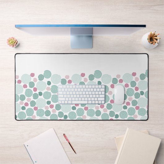 Evergreen Swirl (Pattern) Schreibtischunterlage (Büro 1)