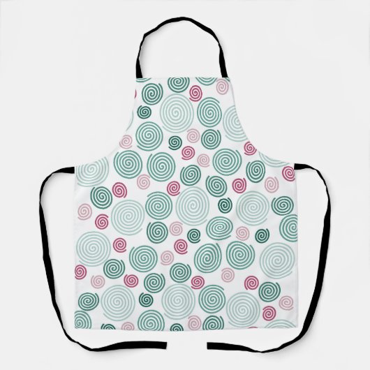 Evergreen Swirl (Pattern) Schürze (Vorderseite)