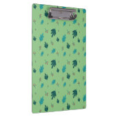 Evergreen Tree Blätter & Red Holly Berries Klemmbrett (Rechts)