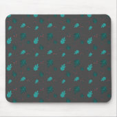 Evergreen Tree Blätter & Red Holly Berries Mousepad (Vorne)