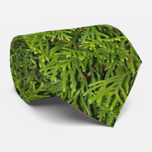 Evergreen Tree Branches Krawatte