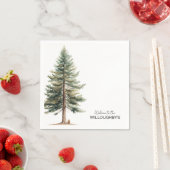 Evergreen Tree Party Serviette (Beispiel)