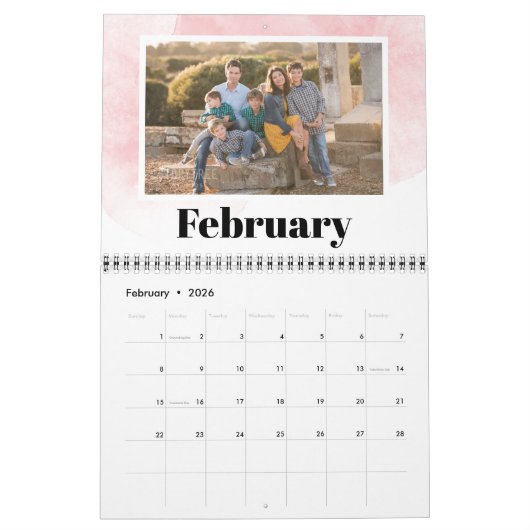 Evergreen Trees kreieren Ihr eigenes Foto Kalender (Feb 2026)