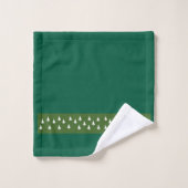 Evergreen Trees Weihnachtsbadehandtuch Set (Waschlappen)