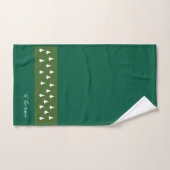 Evergreen Trees Weihnachtsbadehandtuch Set (Handtuch)