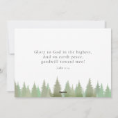 Evergreen Trees Weltfrieden 3 Foto Weihnachten (Rückseite)