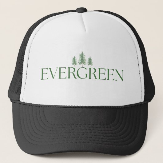 Evergreen Trucker Hat Truckerkappe (Vorderseite)