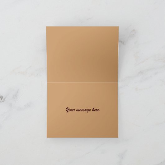 Evergreen und Pinecone Dankeschön Karte (Innenseite)