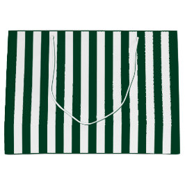 Evergreen und White Strip Große Geschenktüte