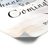 Evergreen Vielen Dank für Ihr Kommen und Ihre Teil Poster (Ecke)