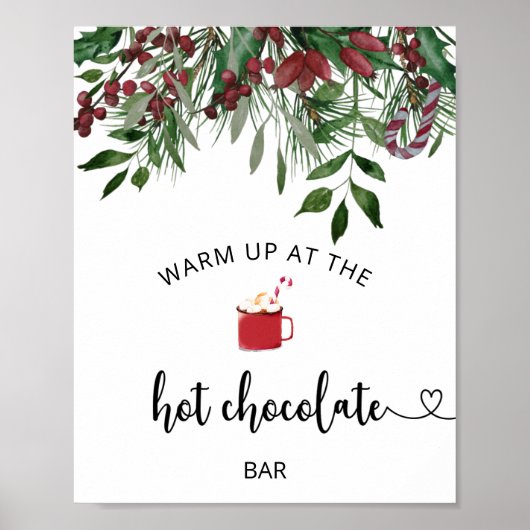 Evergreen Warm auf dem Hot Chocolate Bar Poster (Vorne)