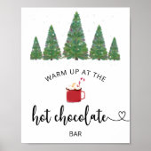 Evergreen wärme sich bei Hot Chocolate Bar Poster (Vorne)