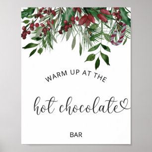 Evergreen wärme sich bei Hot Chocolate Bar Poster