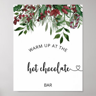 Evergreen wärme sich bei Hot Chocolate Bar Poster