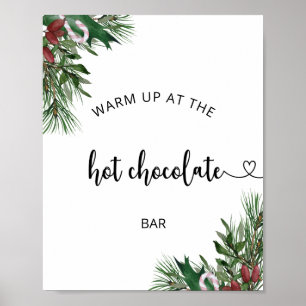 Evergreen wärme sich bei Hot Chocolate Bar Poster